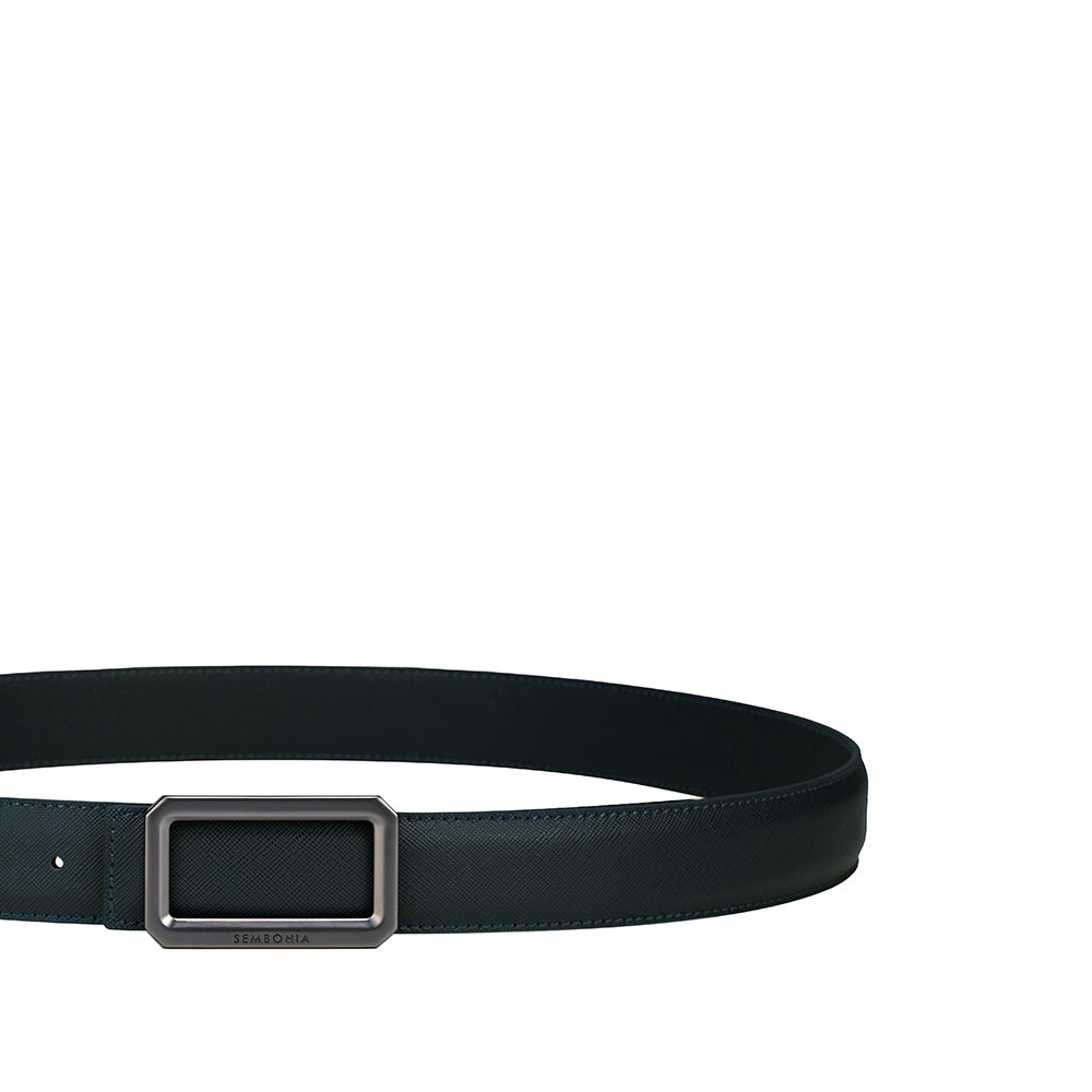 3.2Cm Matte Gunmetal Buckle Belt