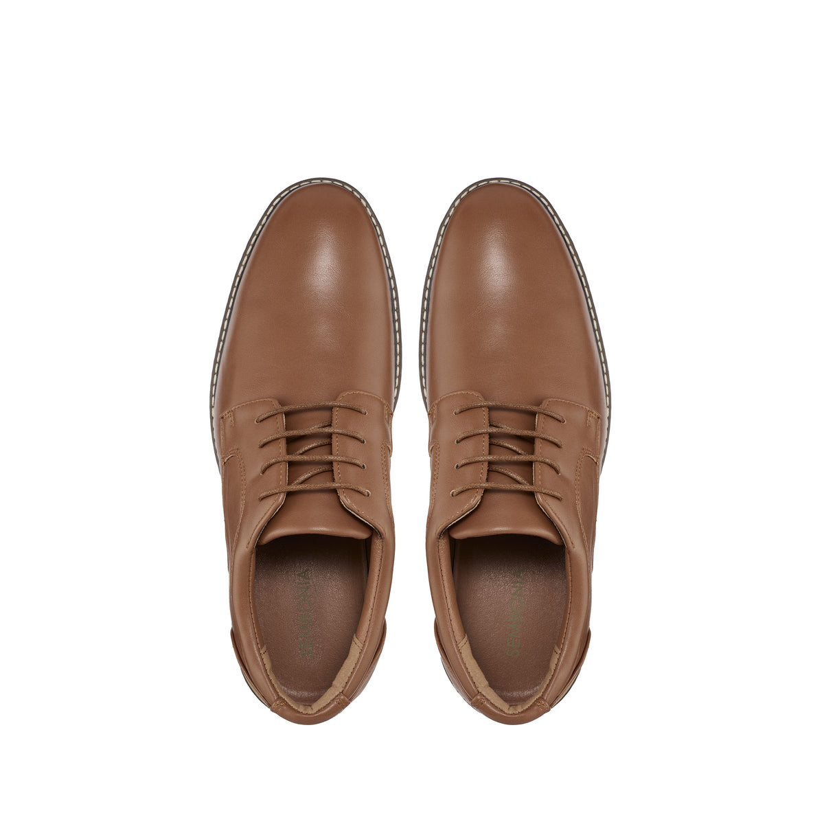 Men Recycled Materials of Synthetic Leather Broque