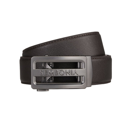 SEMBONIA Men 3.5 cm Auto Plaque Buckle Belt - 066703-220S