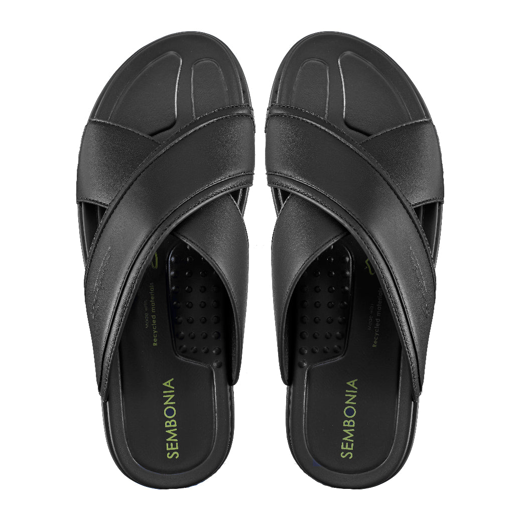 SEMBONIA Men Recycled Materials of Synthetic Leather SLIPPER - 06670-65001S