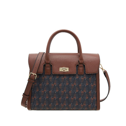 SEMBONIA Classy Monogram Satchel Bag - 0603980-001