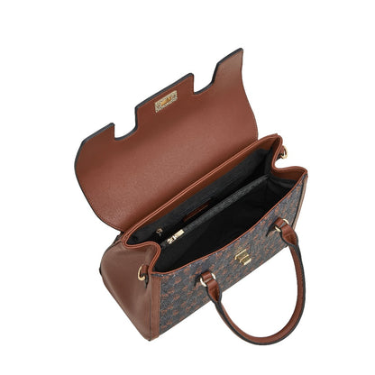 SEMBONIA Classy Monogram Satchel Bag - 0603980-001