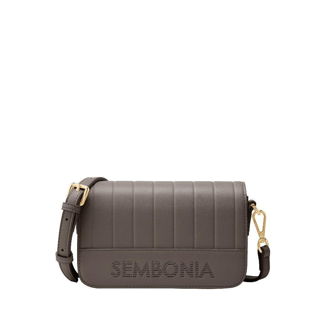SEMBONIA Classy Debossed Stripe Crossbody Bag - 0603886-005S