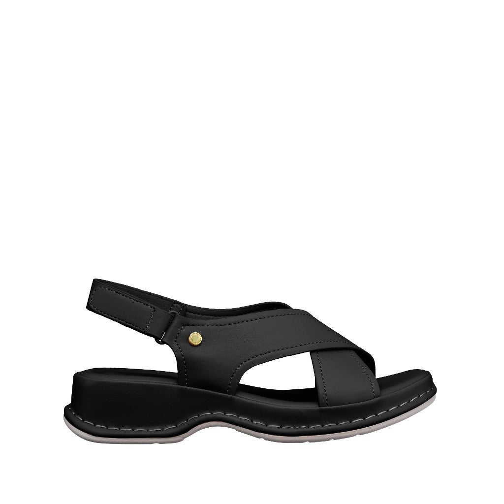 SEMBONIA Women Recycled Materials of Synthetic Leather Wedges - 06308W-30077S