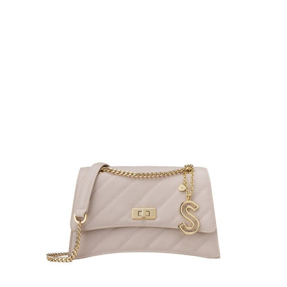SEMBONIA Janne Quilted Trapeze Crossbody Bag - 0603853-001S