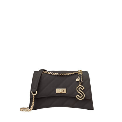 SEMBONIA Janne Quilted Trapeze Crossbody Bag - 0603853-001S