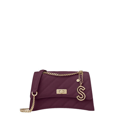 SEMBONIA Janne Quilted Trapeze Crossbody Bag - 0603853-001S