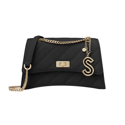 SEMBONIA Janne Quilted Trapeze Crossbody Bag - 0603853-001S