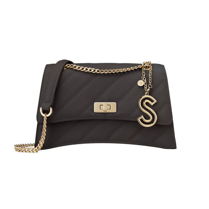 SEMBONIA Janne Quilted Trapeze Crossbody Bag - 0603853-001S