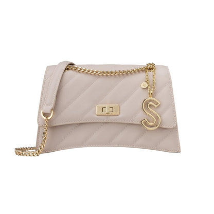 SEMBONIA Janne Quilted Trapeze Crossbody Bag - 0603853-001S