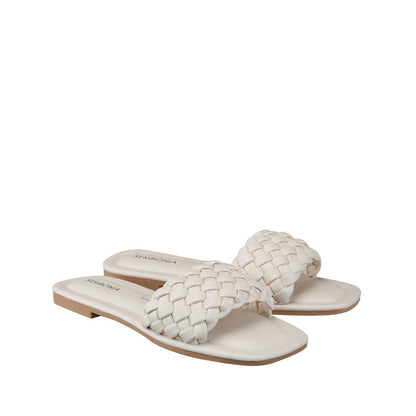 SEMBONIA Women Recycled Materials of Synthetic Leather Flats - 06315-10084S