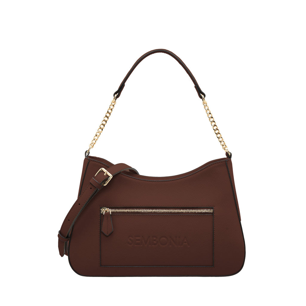 SEMBONIA Sembonia Debossed Trapeze Crosbody Bag - 0603811-012S