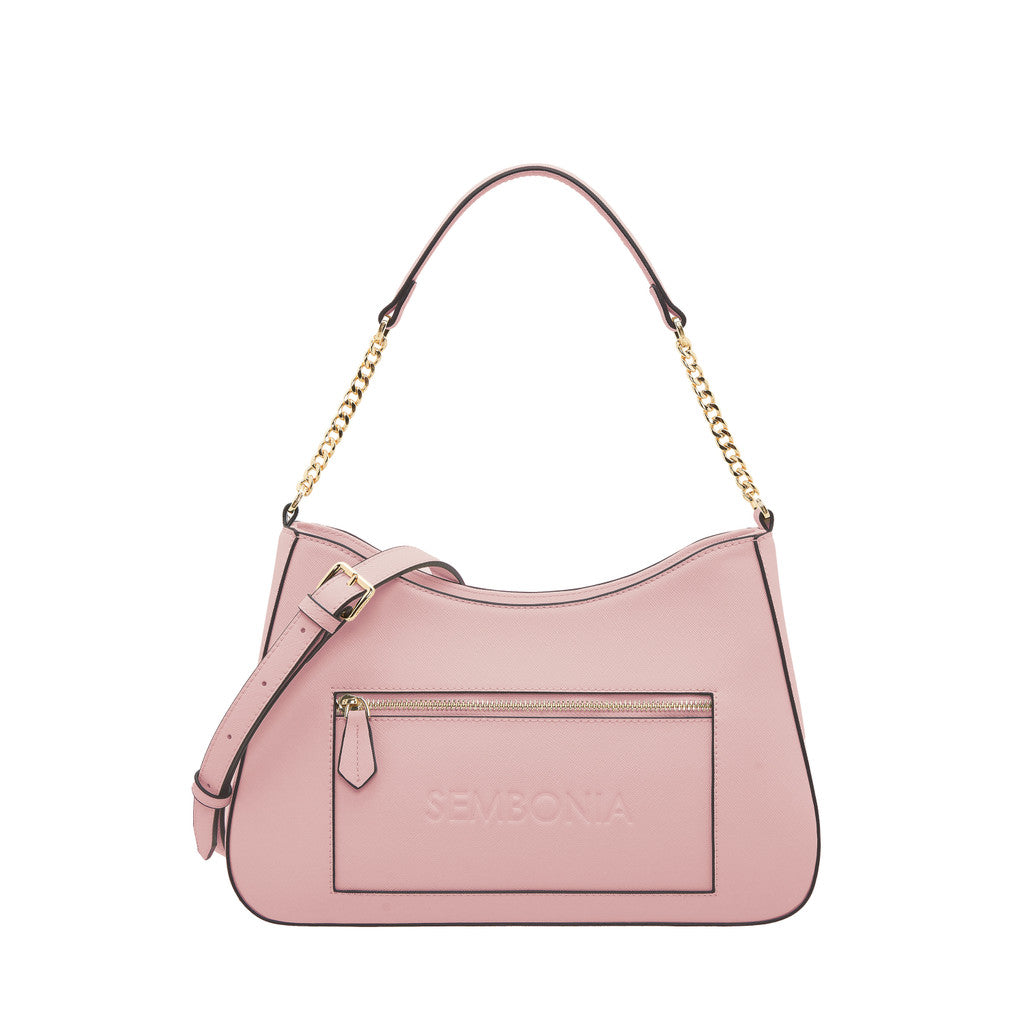 SEMBONIA Sembonia Debossed Trapeze Crosbody Bag - 0603811-012S