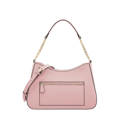 SEMBONIA Debossed Trapeze Crossbody Bag - 0603811-012S