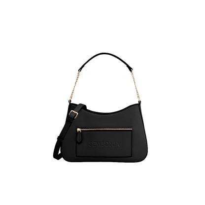 SEMBONIA Debossed Trapeze Crossbody Bag - 0603811-012S