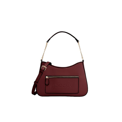 SEMBONIA Debossed Trapeze Crossbody Bag - 0603811-012S