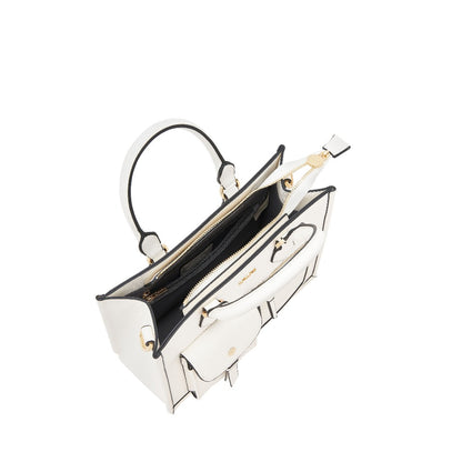 SEMBONIA Medium Classic Multi-Pockets Satchel Bag - 0603812-008A