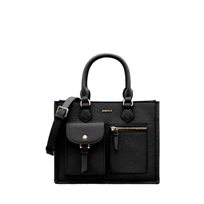 SEMBONIA Medium Classic Multi-Pockets Satchel Bag - 0603812-008A