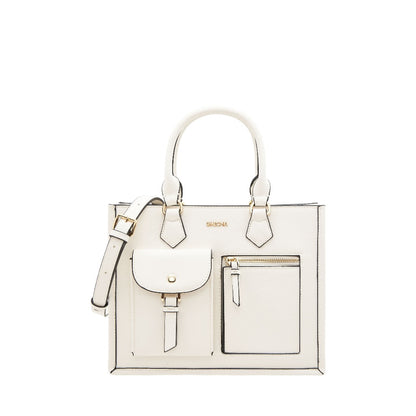 SEMBONIA Medium Classic Multi-Pockets Satchel Bag - 0603812-008A