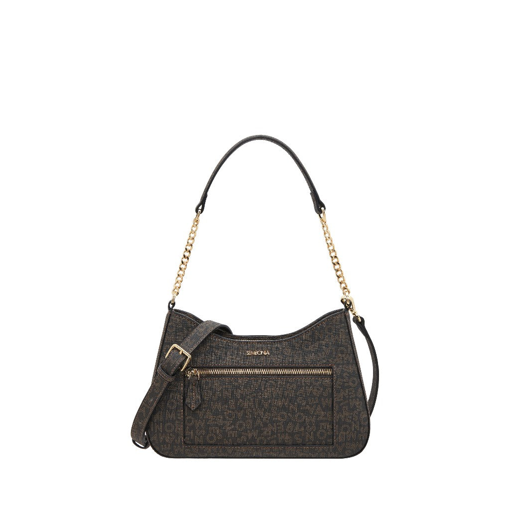 SEMBONIA M Monogram Trapeze Crosbody Bag - 0603811-202
