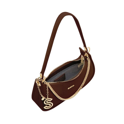 SEMBONIA Melissa Classic Baguette Crossbody Bag - 0603840-012A