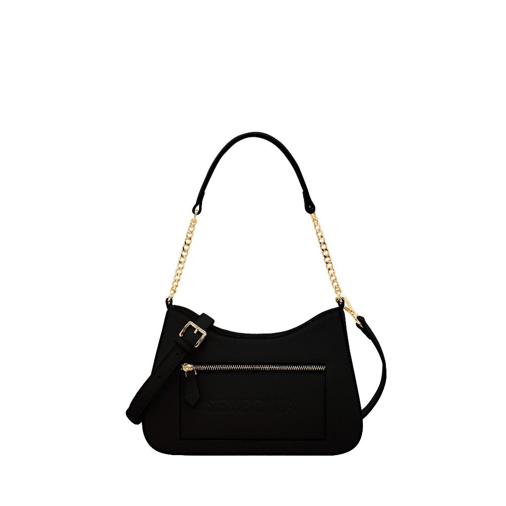 SEMBONIA Debossed Trapeze Crosbody Bag Medium - 0603811-002A