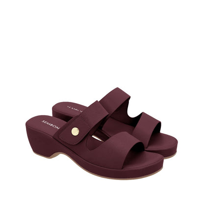 SEMBONIA WOMEN Recycled Materials of Synthetic Leather WEDGES -06316W-30084