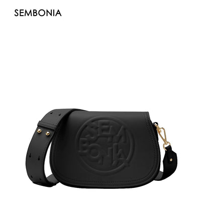 Sembonia Logo Embossed Crossbody Bag - 0603793-305S