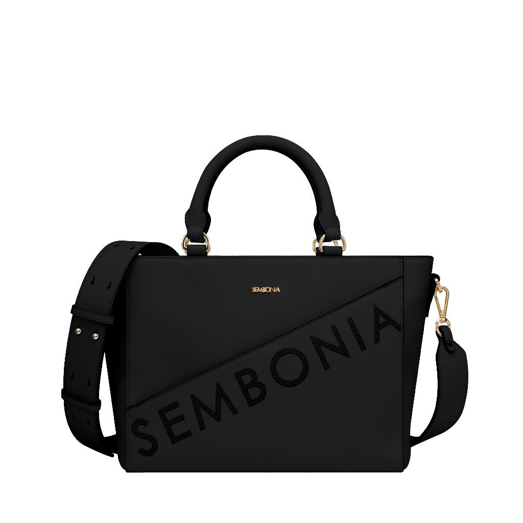 SEMBONIA Whimsical Embroidered Logo Tote Bag - 0603651-313S