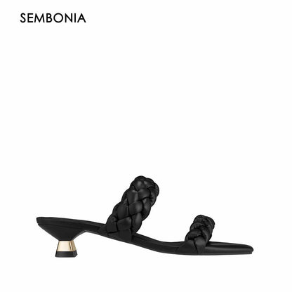 SEMBONIA Women Synthetic Leather Heeled Sandal - 06315-20039S