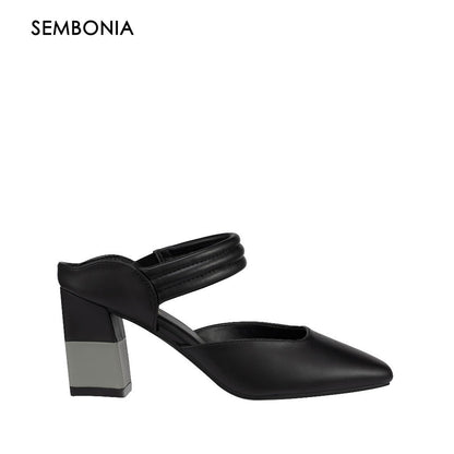 SEMBONIA Women Synthetic Leather Mules - 06348-90058S