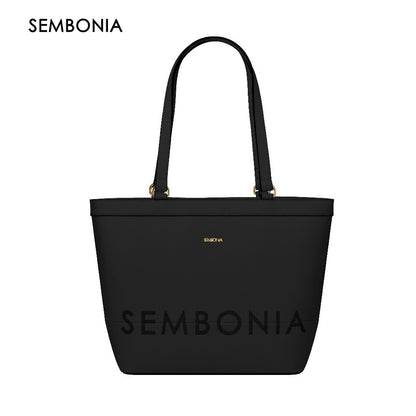 SEMBONIA Whimsical Embroidered Logo Tote Bag - 0603651-303S