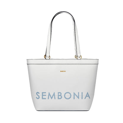 SEMBONIA Whimsical Embroidered Logo Tote Bag - 0603651-303S