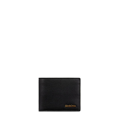 SEMBONIA Crossgrain Leather ID Passcase Wallet - 066372-503B
