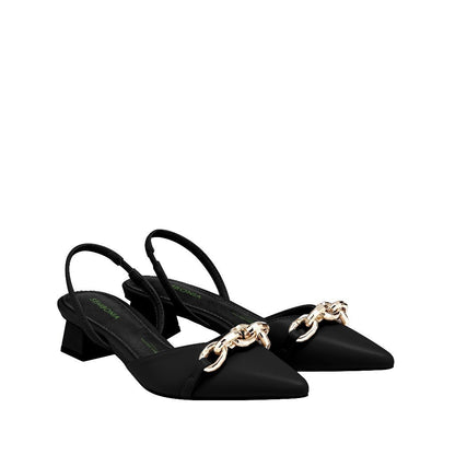 SEMBONIA Women Recycled Materials of Synthetic Leather Mule - 06316-90064S