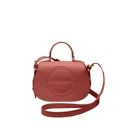 SEMBONIA Round Signature Embossed Crossbody Bag - 0603797-005S