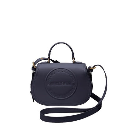 SEMBONIA Round Signature Embossed Crossbody Bag - 0603797-005S
