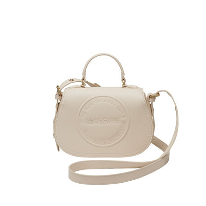 SEMBONIA Round Signature Embossed Crossbody Bag - 0603797-005S