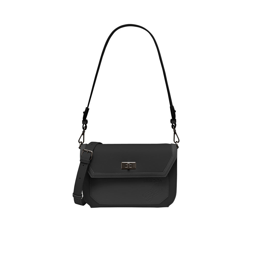 SEMBONIA Audrey Logo Printed Crescent Crossbody Bag - 0603783-302S