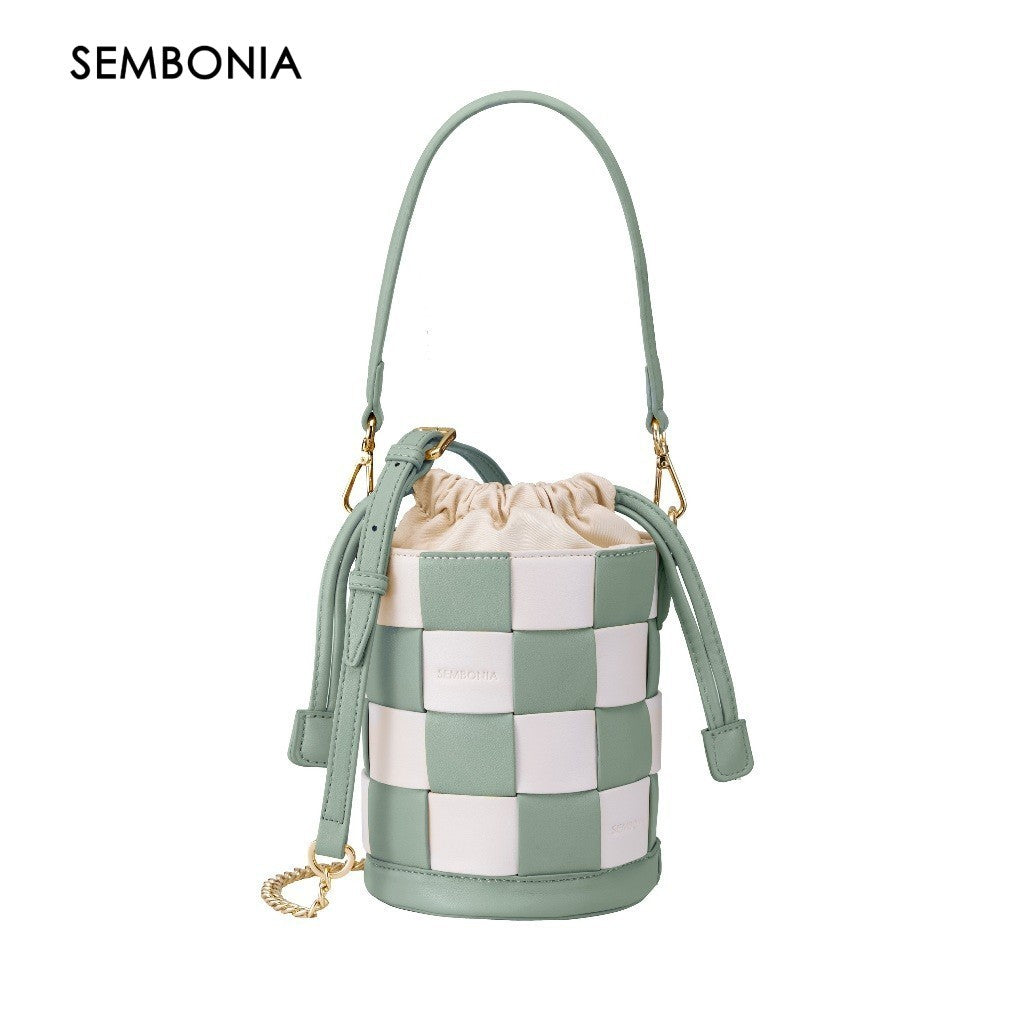Charlotte Classic Plaid Bucket Bag - 0603813-004S