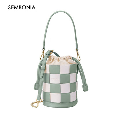 Charlotte Classic Plaid Bucket Bag - 0603813-004S