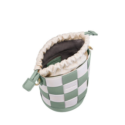 Charlotte Classic Plaid Bucket Bag - 0603813-004S