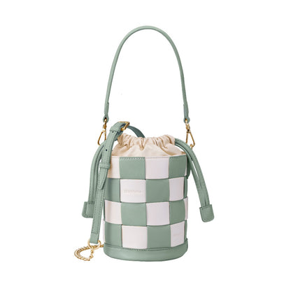 Charlotte Classic Plaid Bucket Bag - 0603813-004S