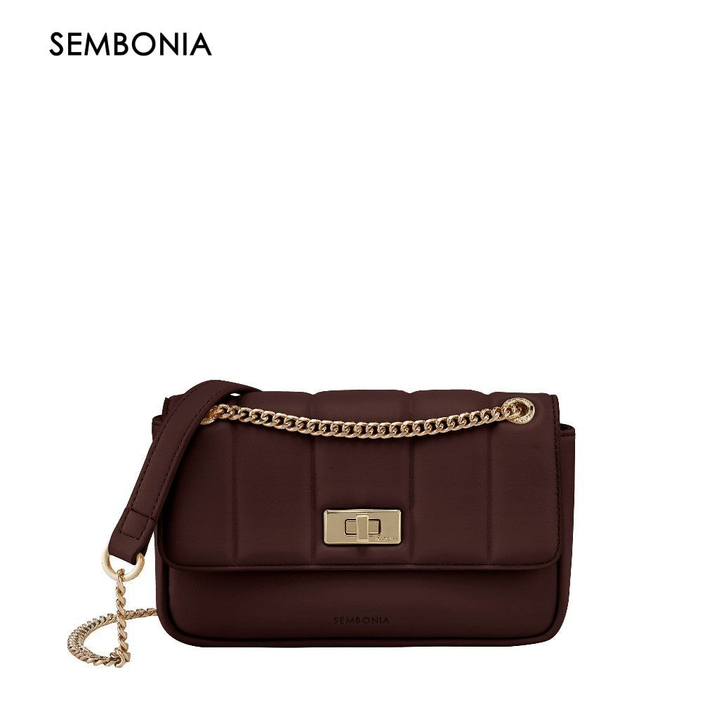 Quilted Grid Crossbody Bag-0603725-307S