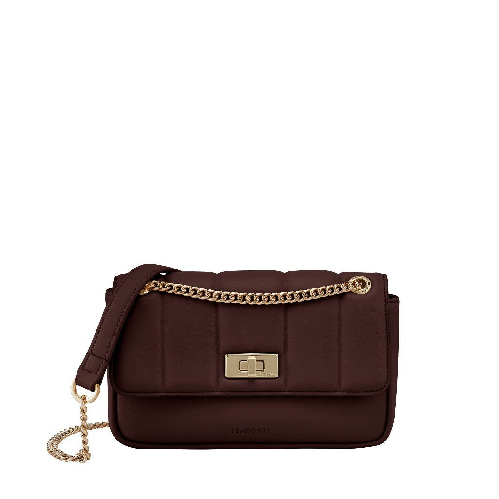 Quilted Grid Crossbody Bag-0603725-307S