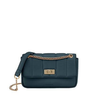 Quilted Grid Crossbody Bag-0603725-307S