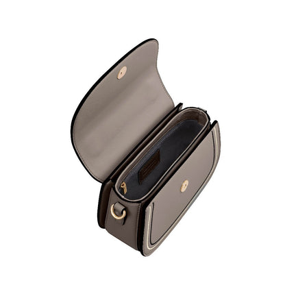 SEMBONIA Classy Contrast Stich-Trim Crossbody Bag - 0603764-006S