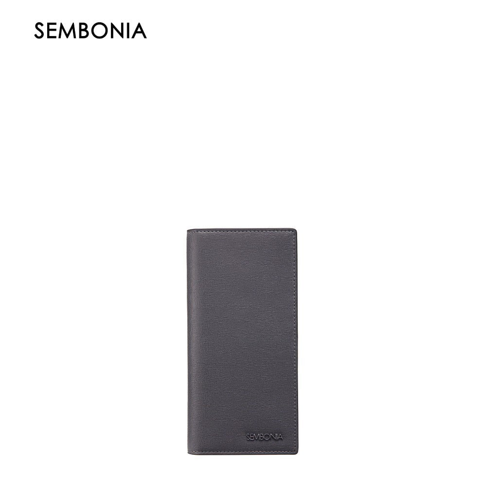 SEMBONIA Crossgrain Leather Bi-Fold Long Wallet - 066372-601B-88