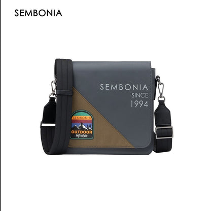 SEMBONIA Sembonia Voyage Patched Canvas CrossBody Bag - 0603827-110S-36