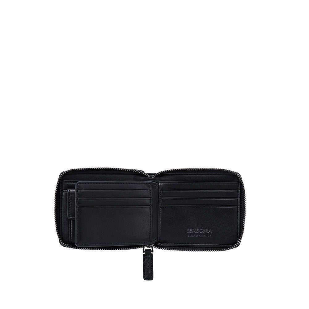 SEMBONIA Zip Centre Flap Bi-Fold Wallet With Coin CompartMent - 066452-504S-98